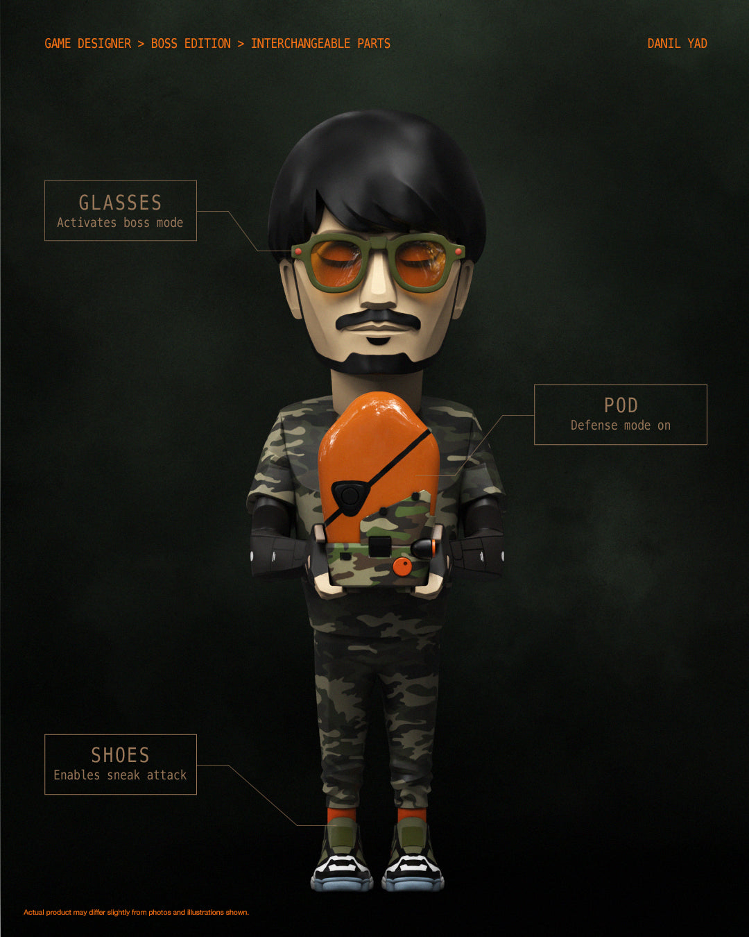 Game Designer (Boss Edition) Vinyl Figure by Danil YAD x Mighty Jaxx