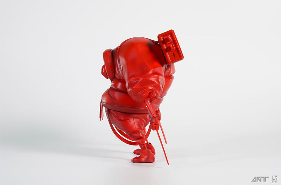 Master 9 Eyes Red edition Vinyl Designer Toy by Daytoner x PureArts